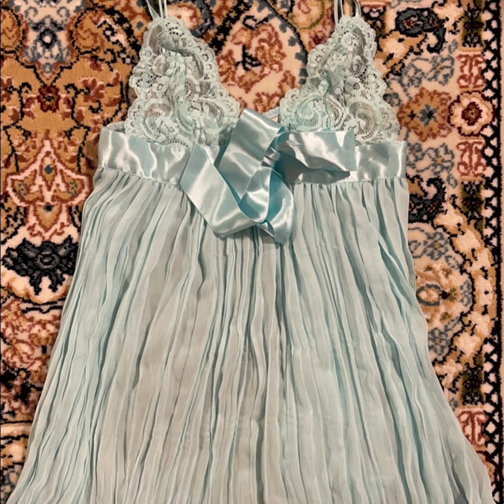 Victoria’s Secret Baby Blue Babydoll Lingerie